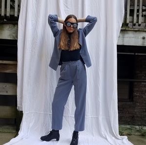 vintage powder blue suit set